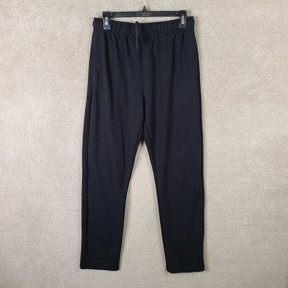 Orvis Pants Mens Medium‎ Black Lounge Athletic Drawstring Polyester Stretch - Picture 1 of 11
